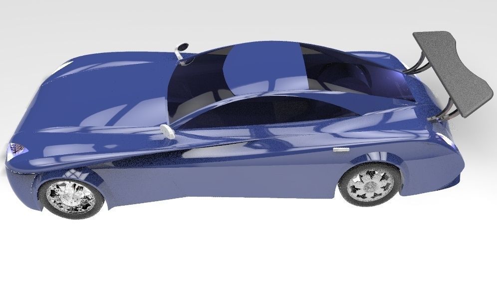 New car design Free 3D model_24