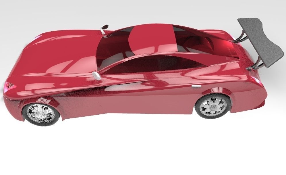 New car design Free 3D model_22