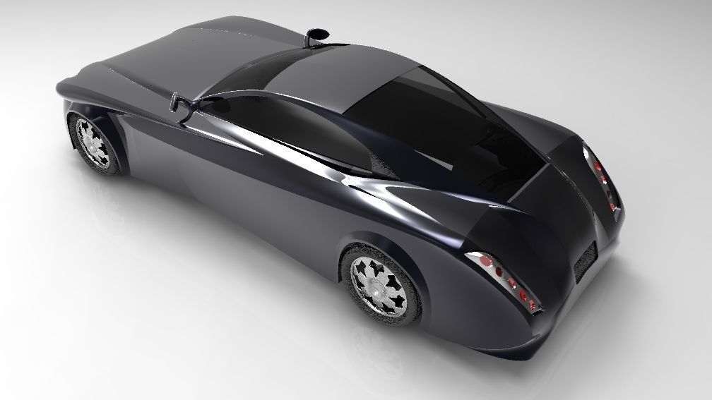 New car design Free 3D model_19