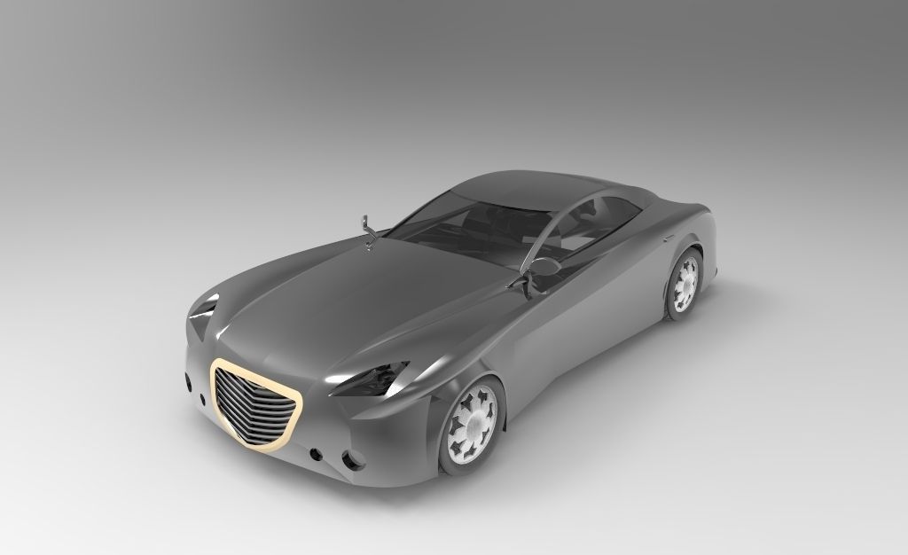 New car design Free 3D model_13