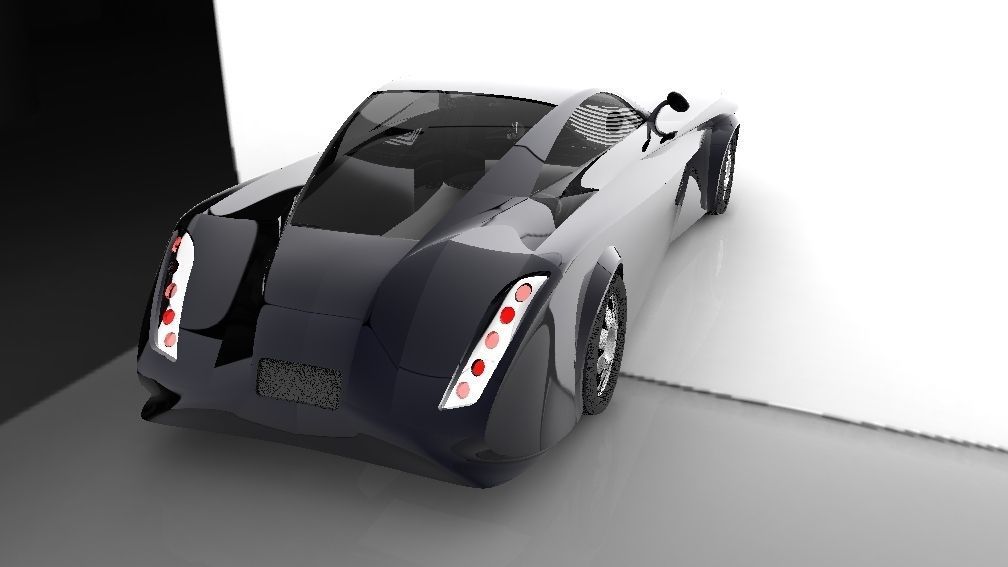 New car design Free 3D model_18