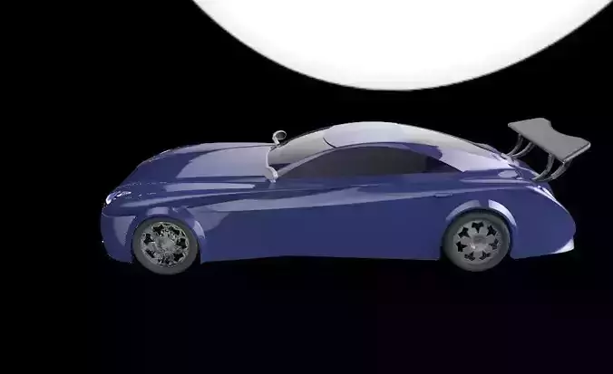 New car design Free 3D model