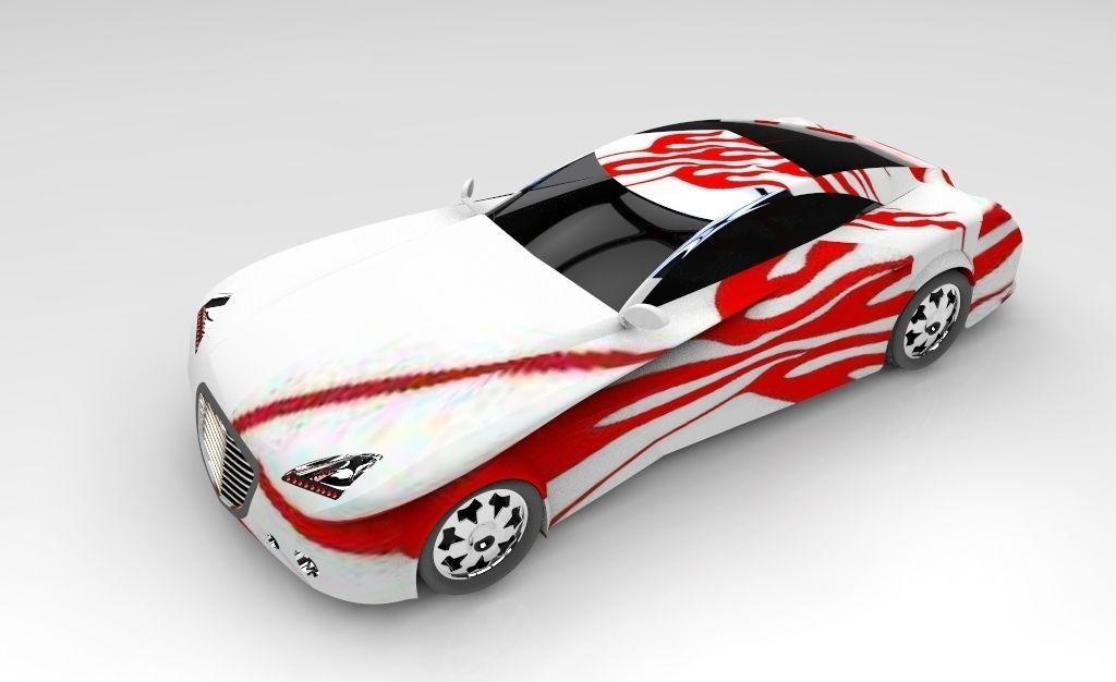 New car design Free 3D model_17