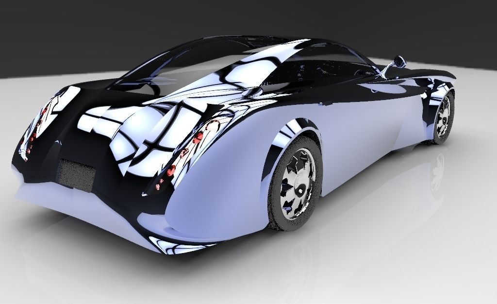 New car design Free 3D model_12