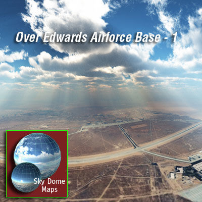 In The Clouds 2 - Over Edwards Airforce Base - sky dome pak Texture_4