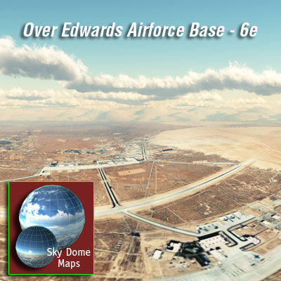 In The Clouds 2 - Over Edwards Airforce Base - sky dome pak Texture_2