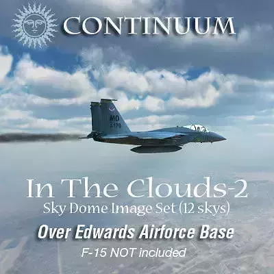 In The Clouds 2 - Over Edwards Airforce Base - sky dome pak
