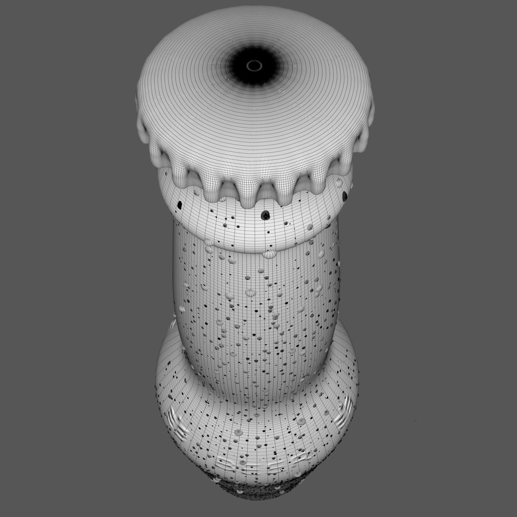 Beer Bottle Realistic 3D model_5