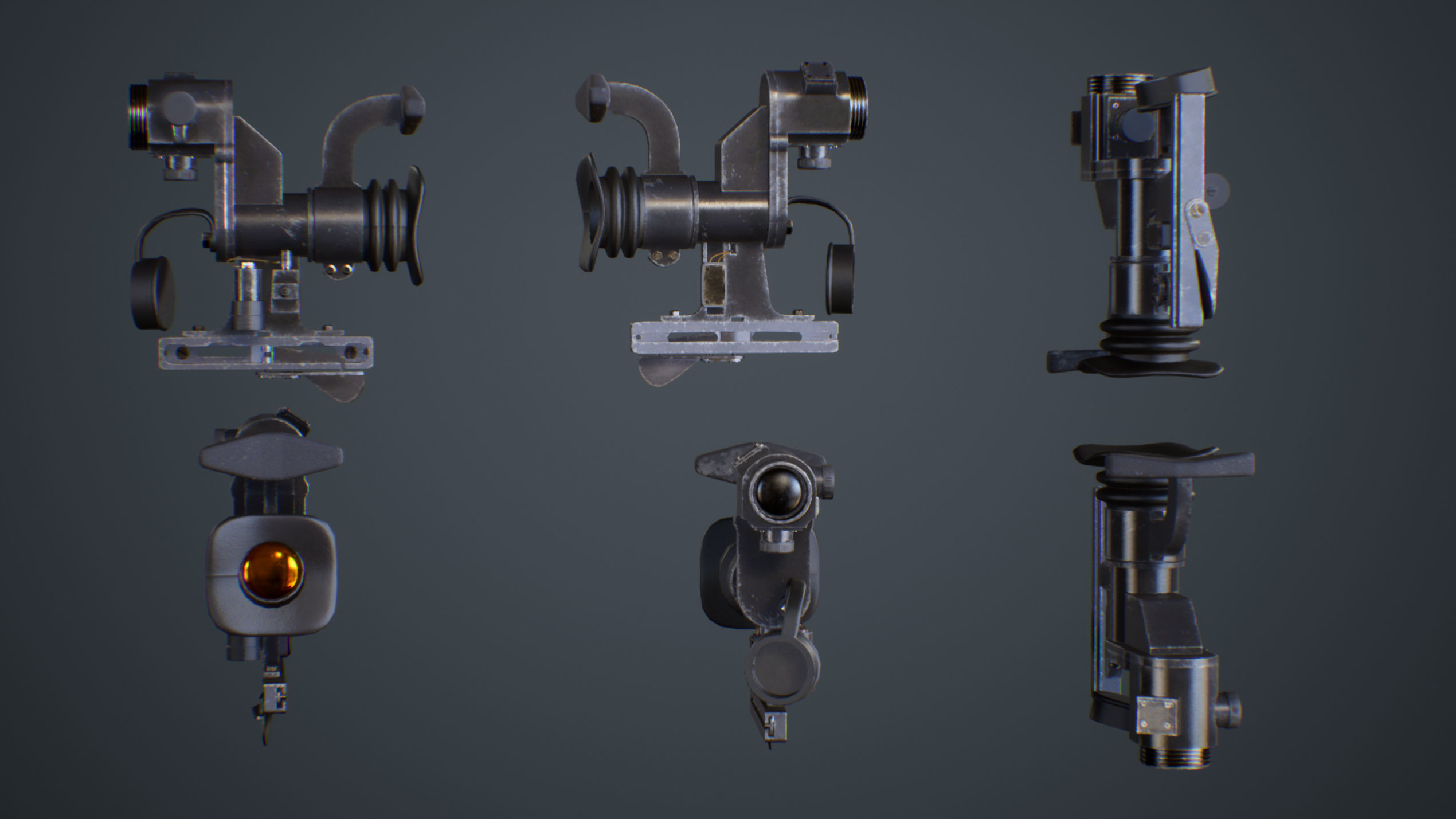 RPG Rocket Launcher Low-poly 3D model_6