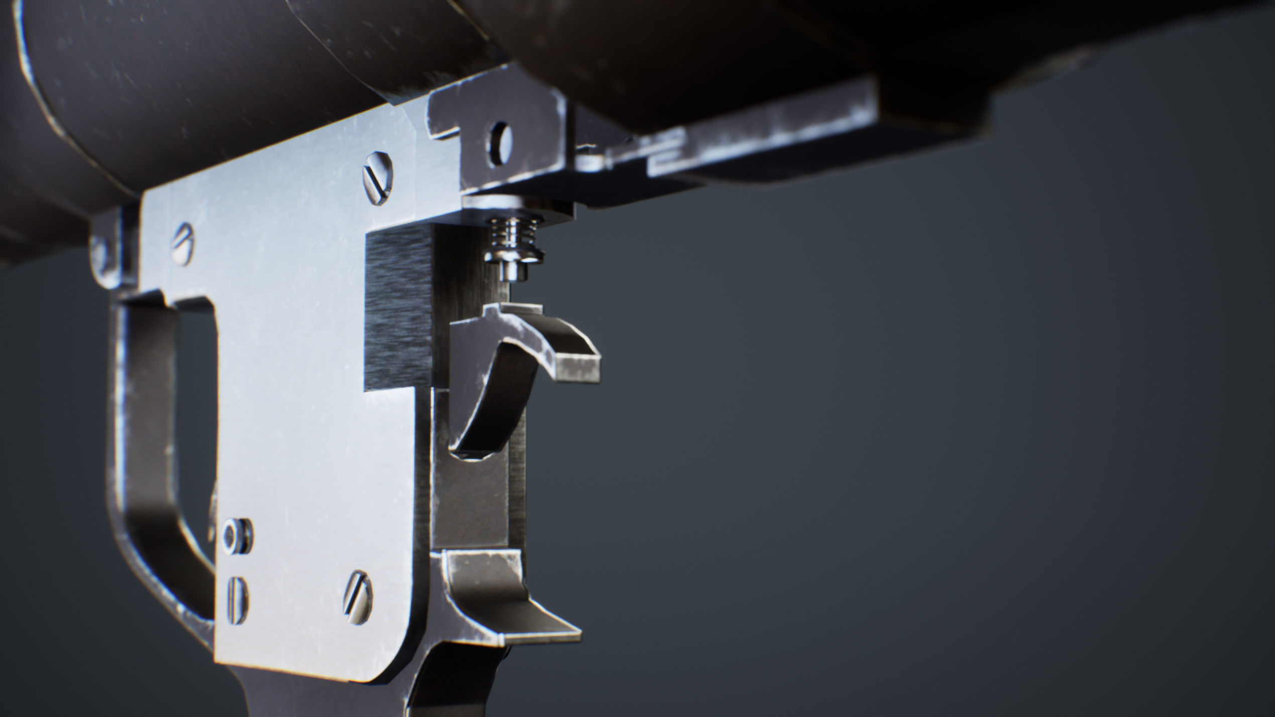 RPG Rocket Launcher Low-poly 3D model_10