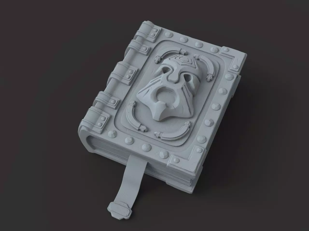 Fantasy book 3D model_0