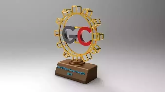 The Golden Gear Award Free 3D model