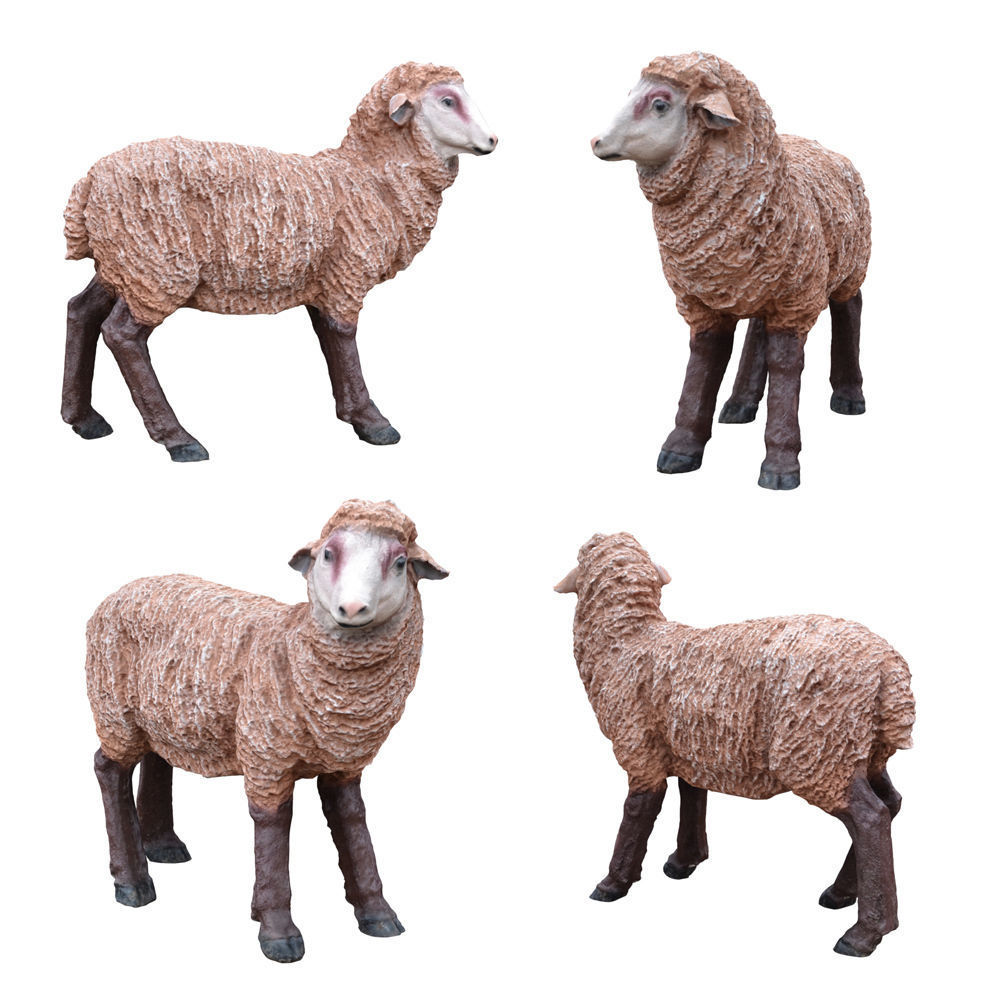  Garden figure Sheep 3D model_1
