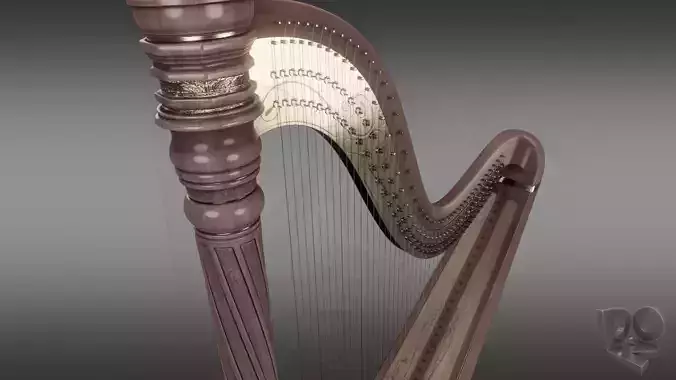 Harp string instrument