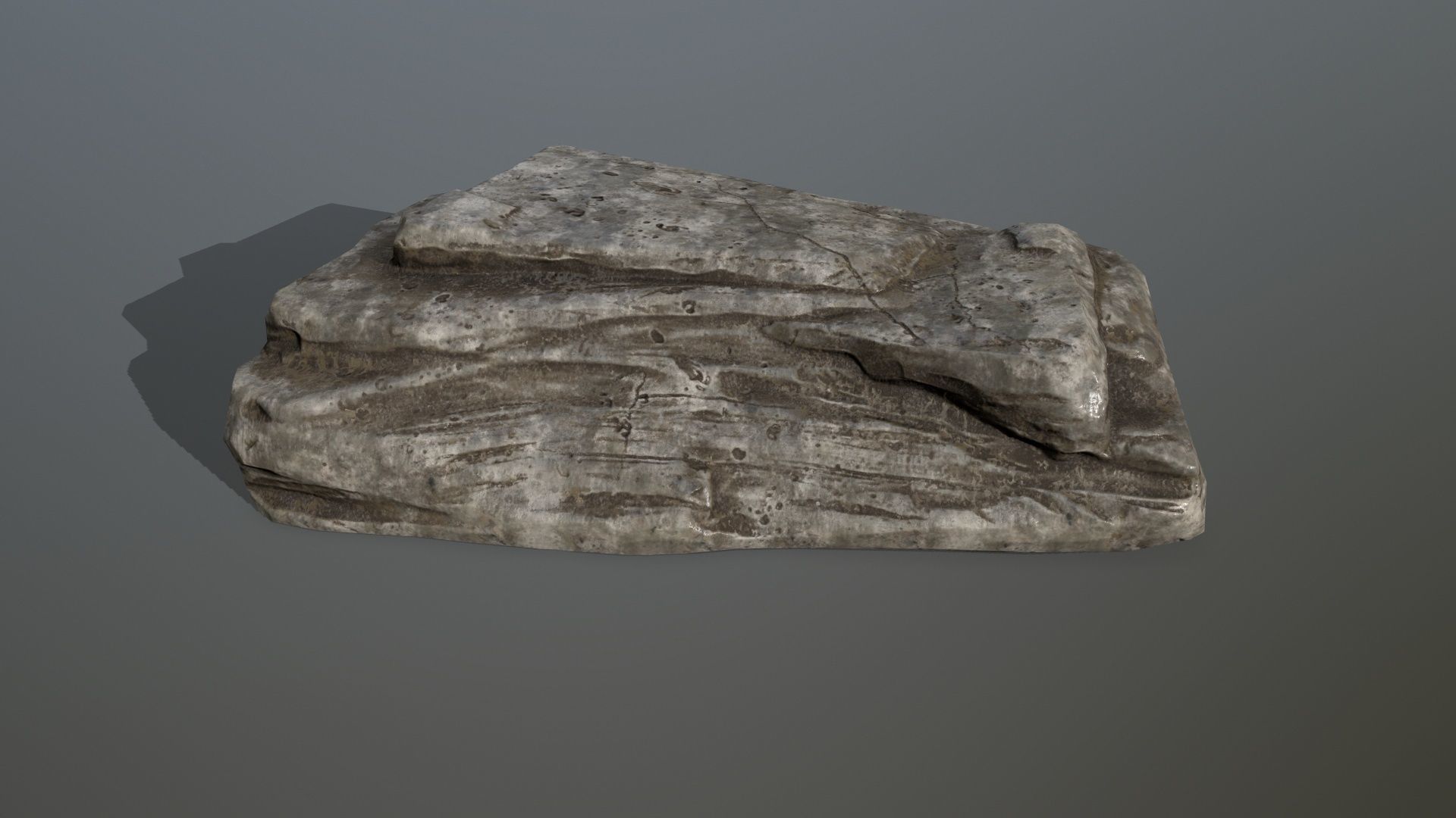 old rocks Low-poly 3D model_9