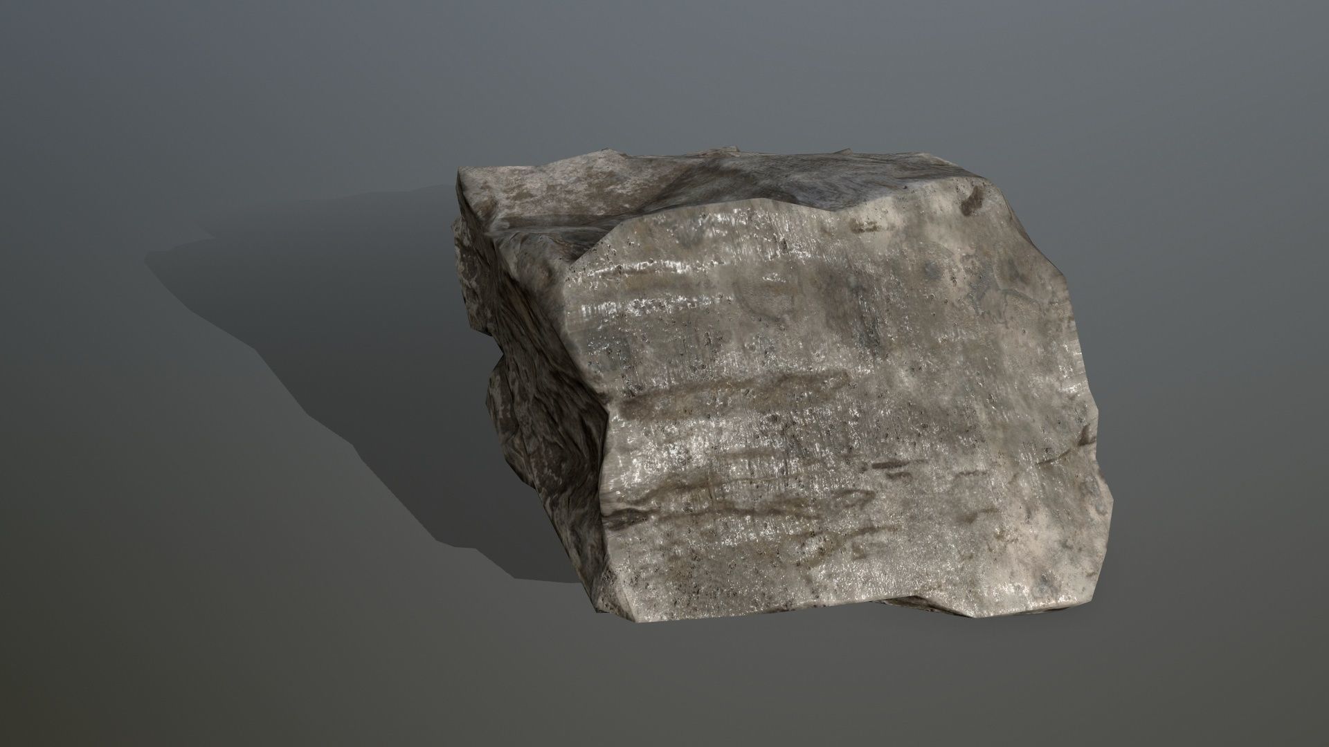 old rocks Low-poly 3D model_5