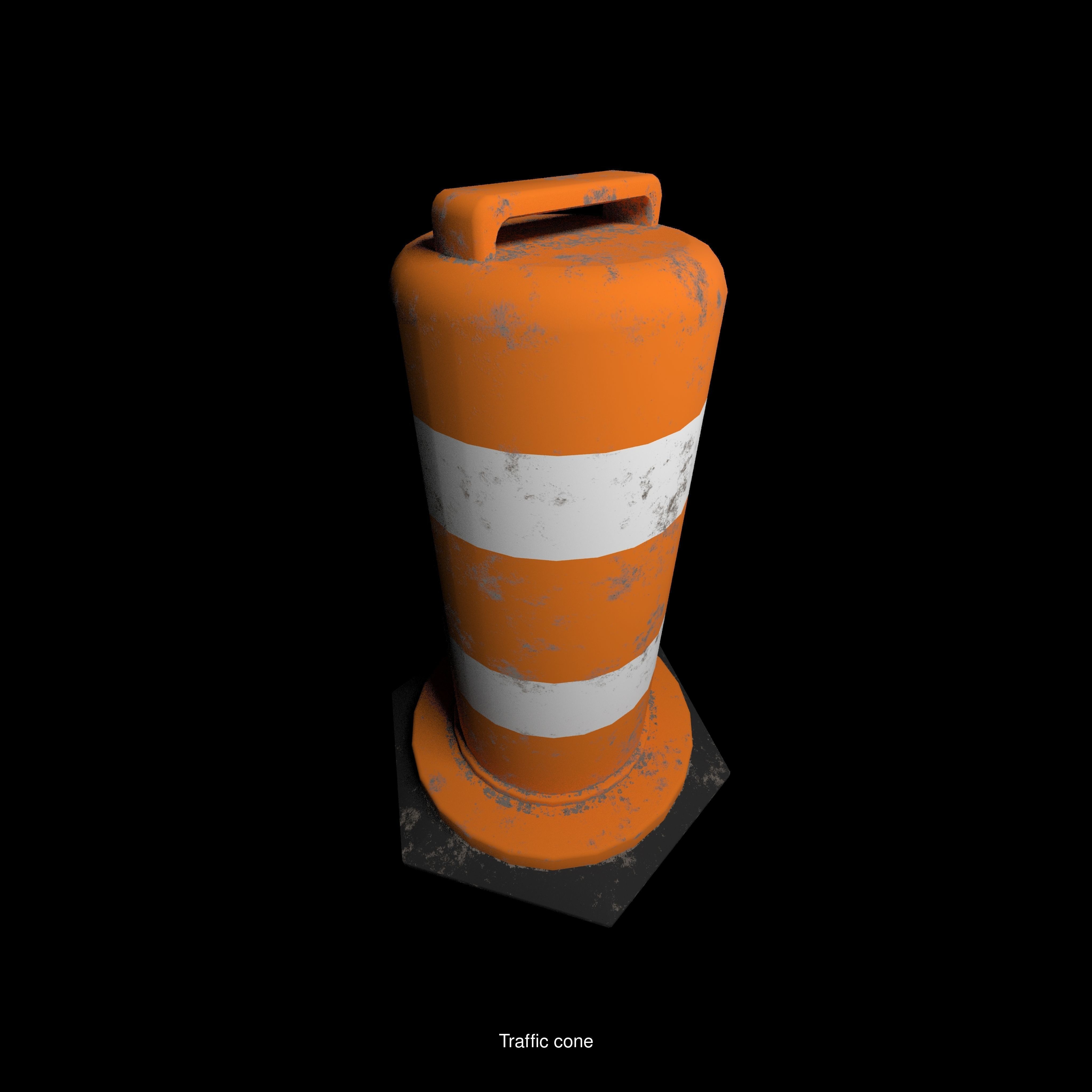 Traffic cones 3D Model Collection_2