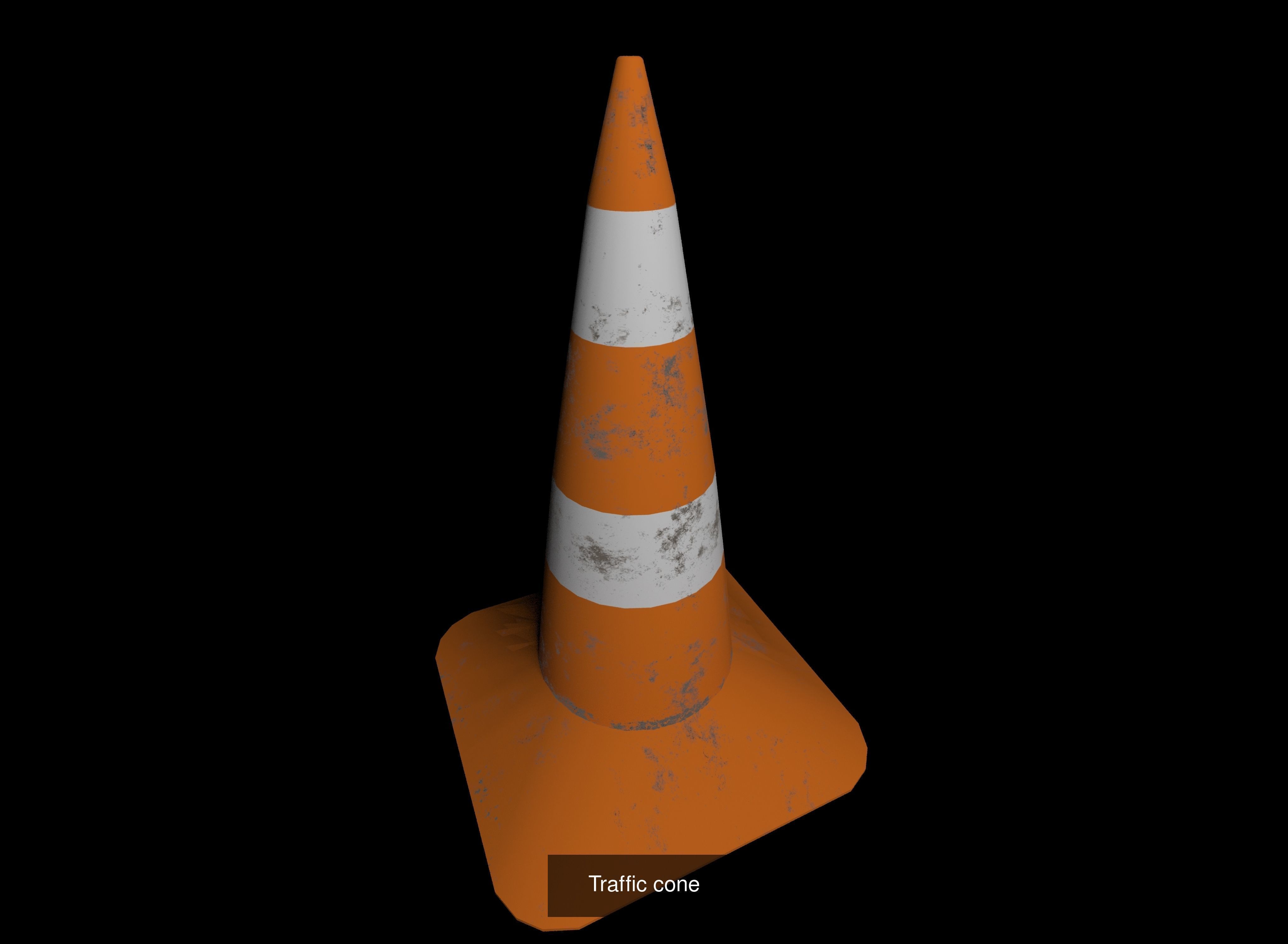 Traffic cones 3D Model Collection_1