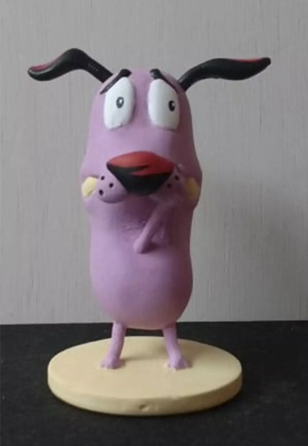 cartoon Courage the Cowardly Dog 3D print model_0