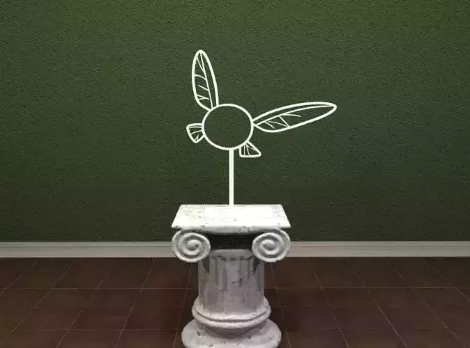 Legend Of Zelda - Ocarina Of Time - Navi Sign 3D print model