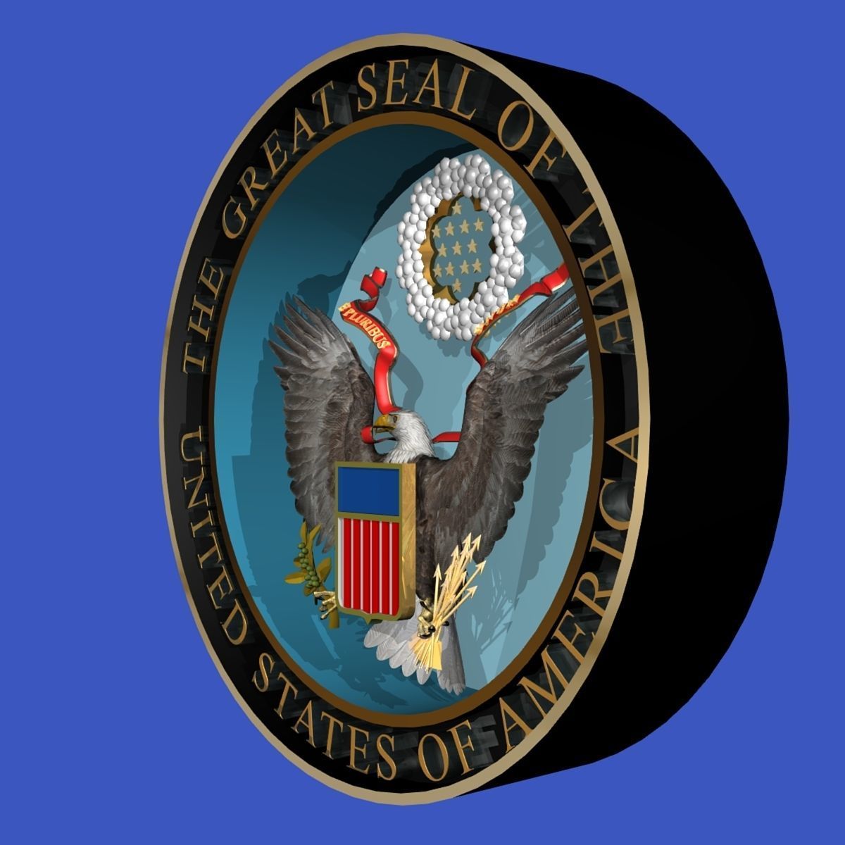 Seal of the US and The President of the US 3D model_18