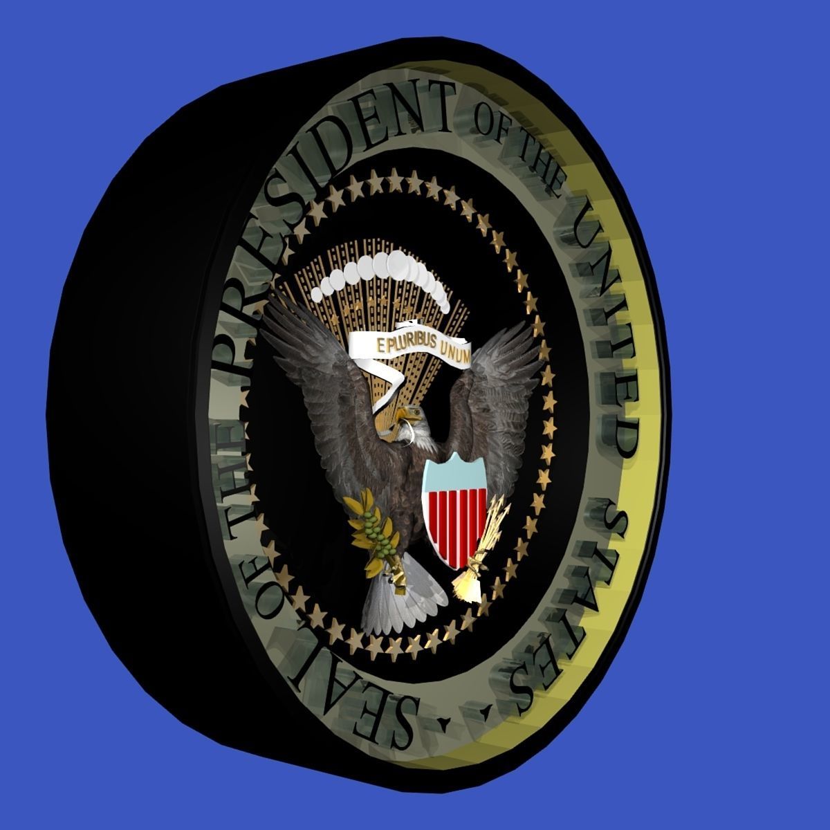 Seal of the US and The President of the US 3D model_24