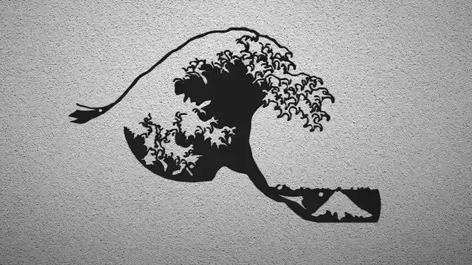 Hokusai Wave - Wall Art