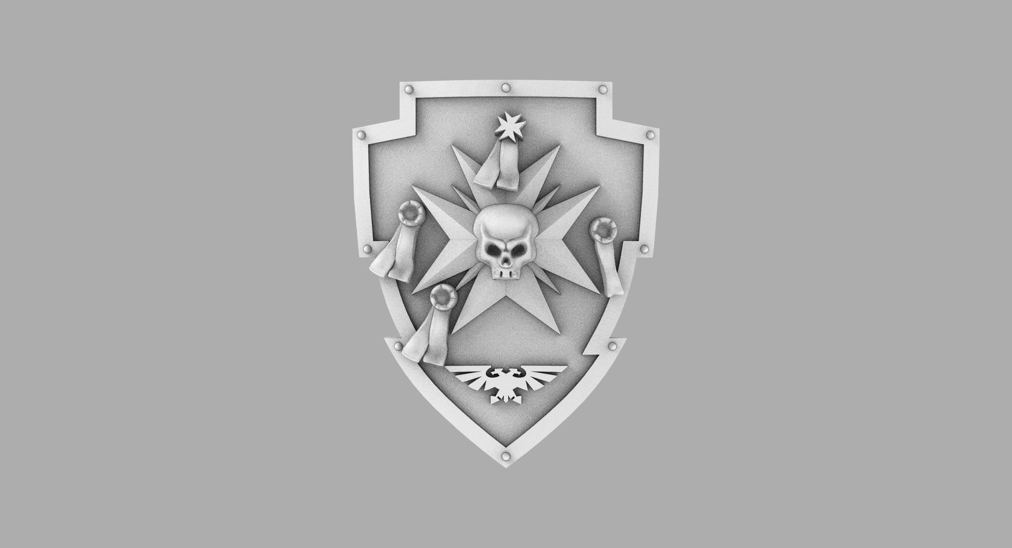 Templar Power Shields 3D print model_24