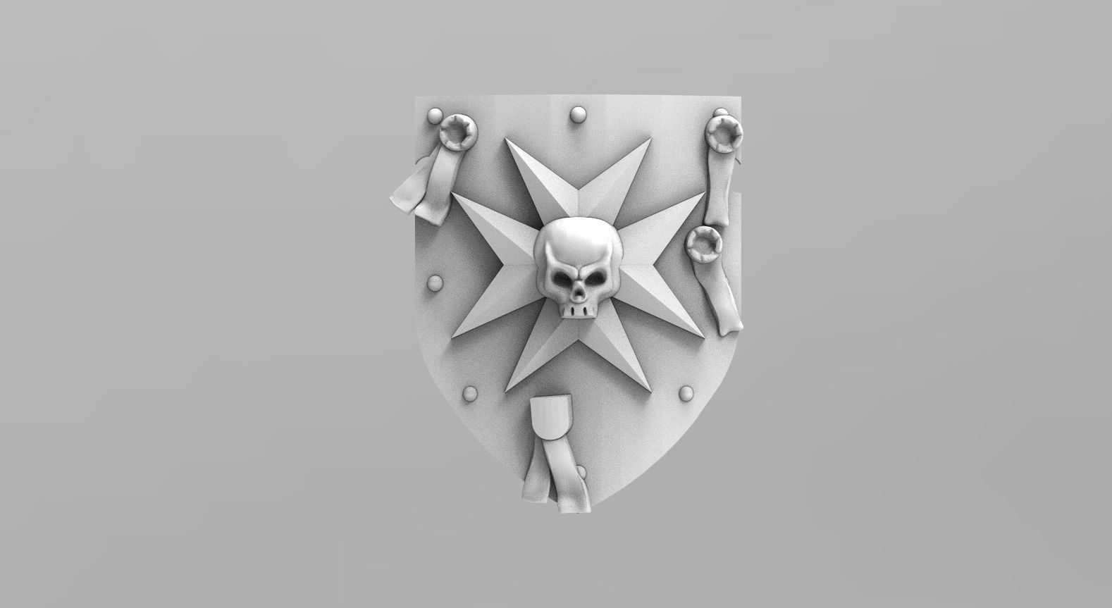 Templar Power Shields 3D print model_6