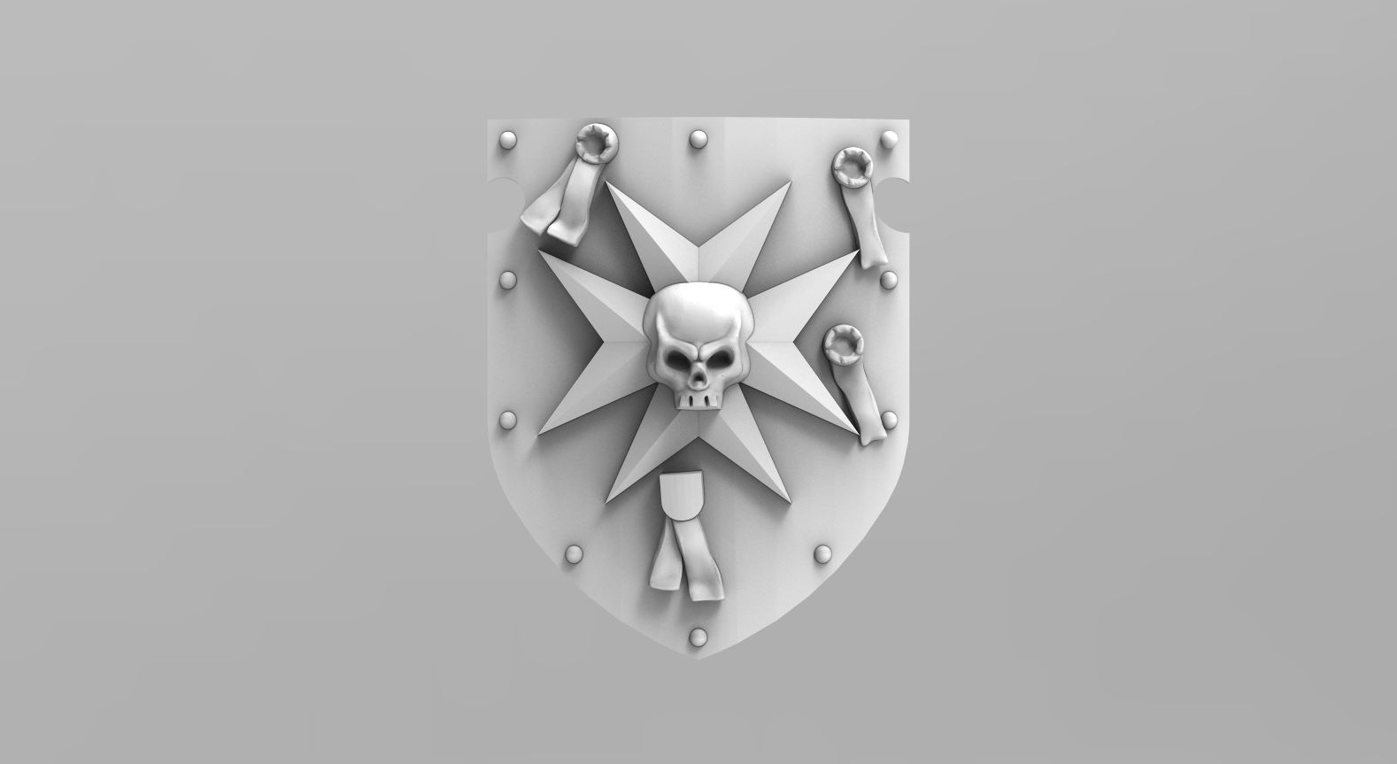 Templar Power Shields 3D print model_18