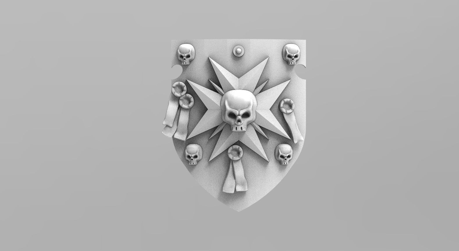 Templar Power Shields 3D print model_8