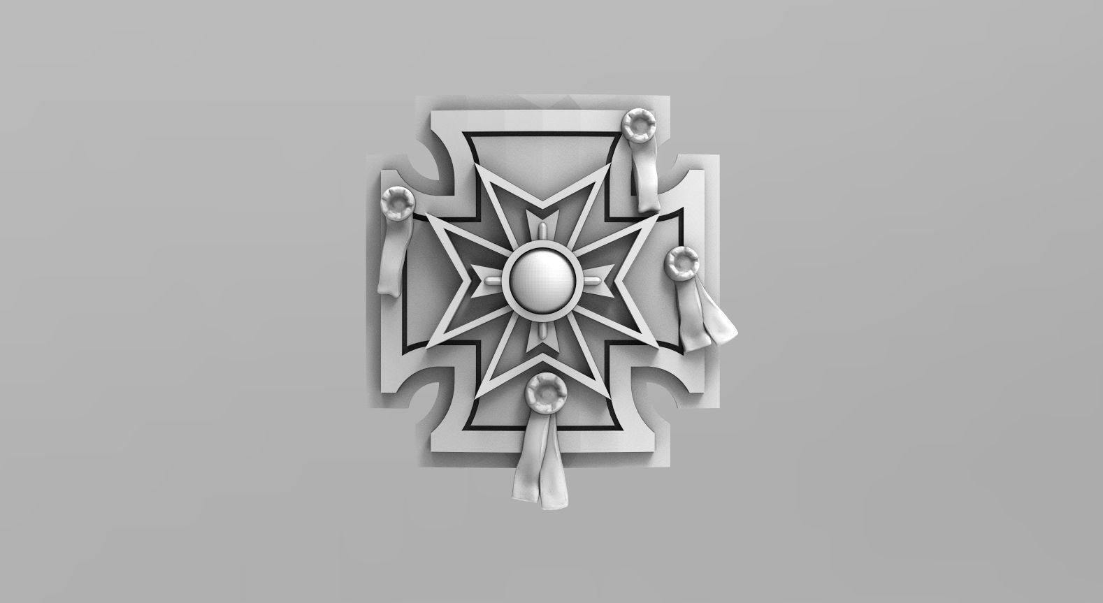 Templar Power Shields 3D print model_12