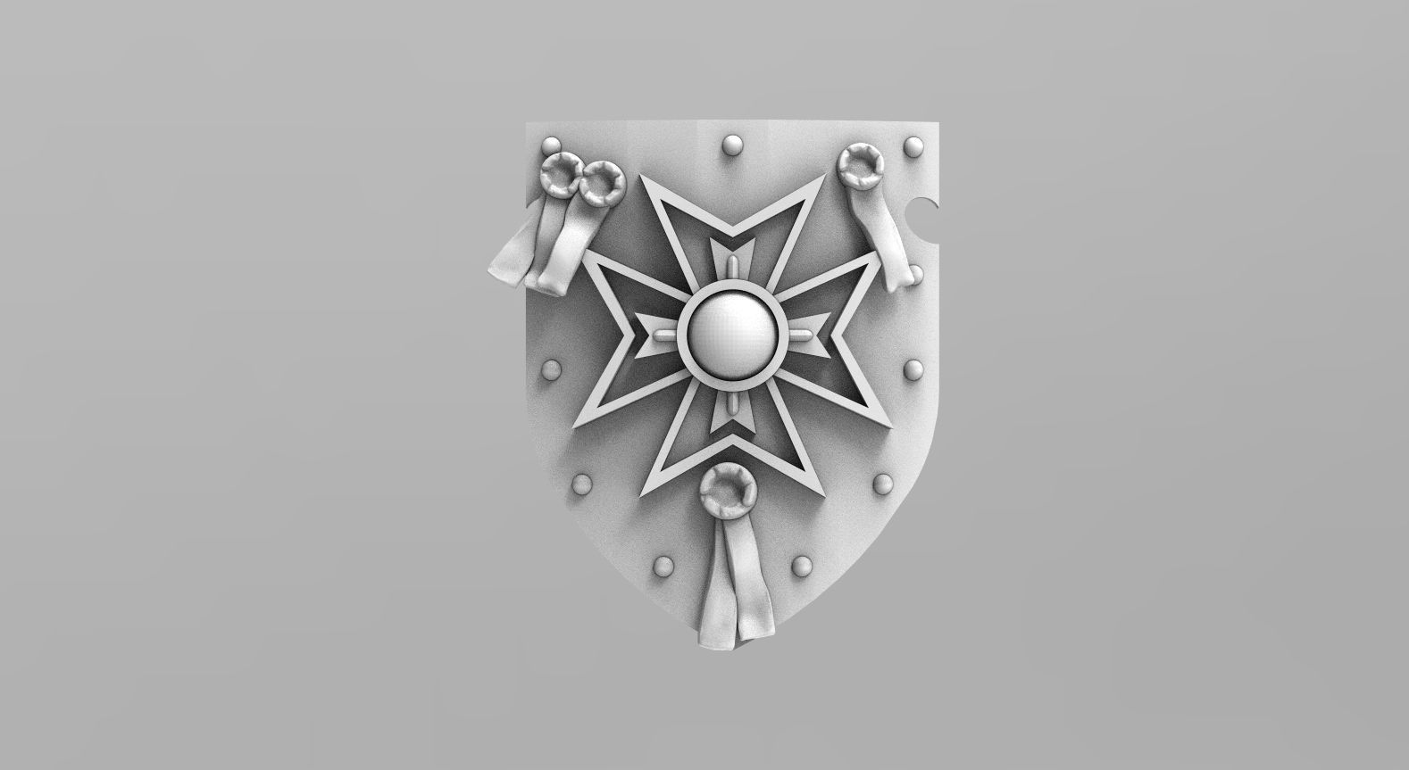 Templar Power Shields 3D print model_7