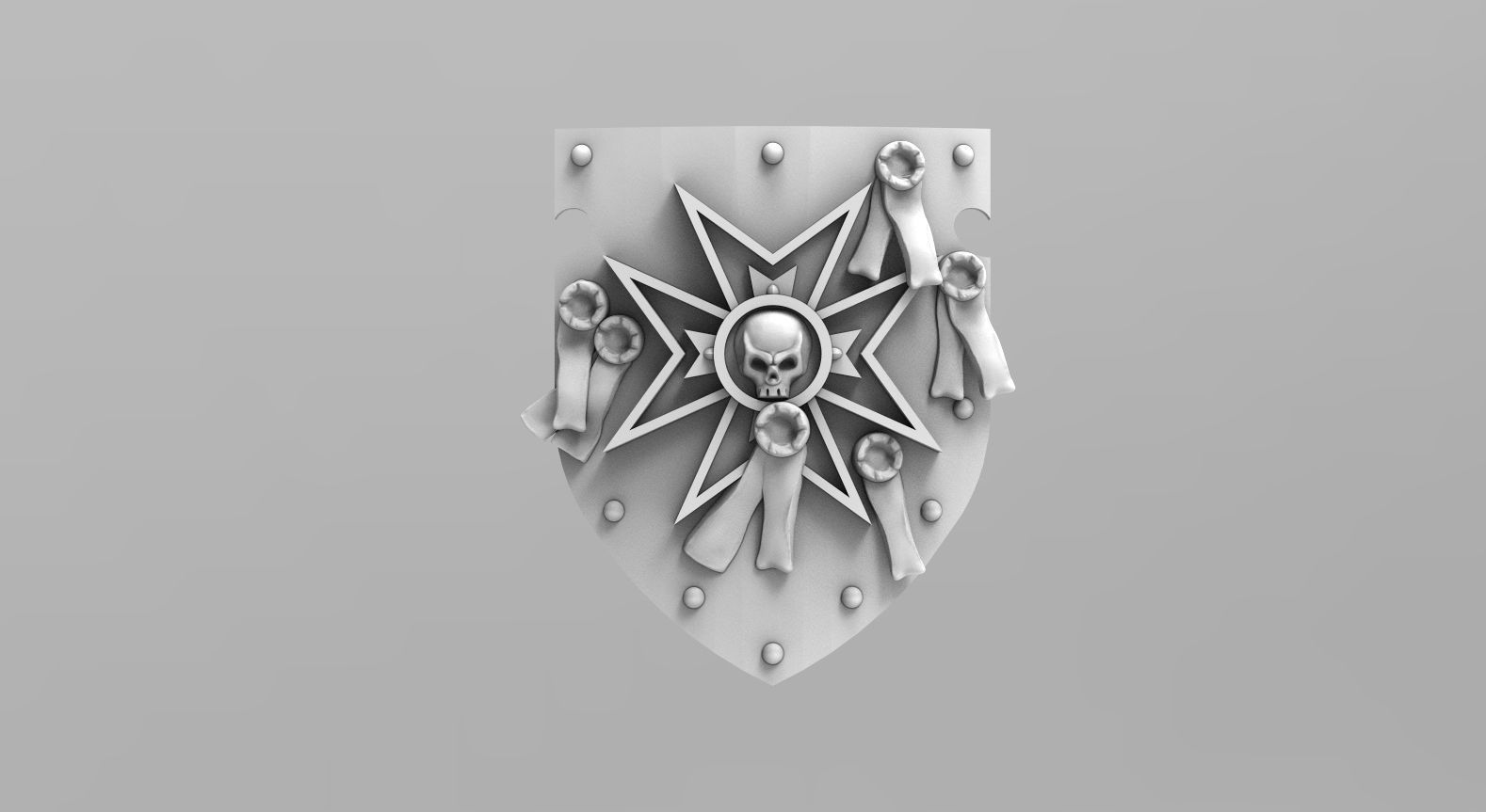 Templar Power Shields 3D print model_5