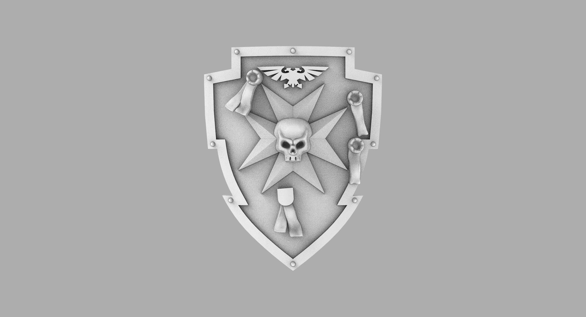Templar Power Shields 3D print model_30