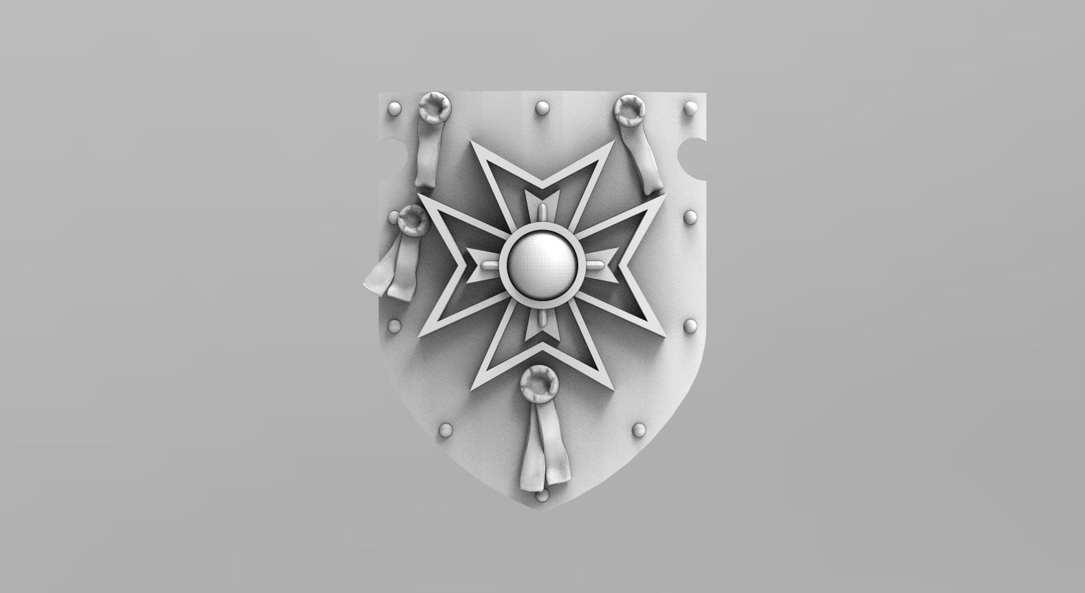 Templar Power Shields 3D print model_19
