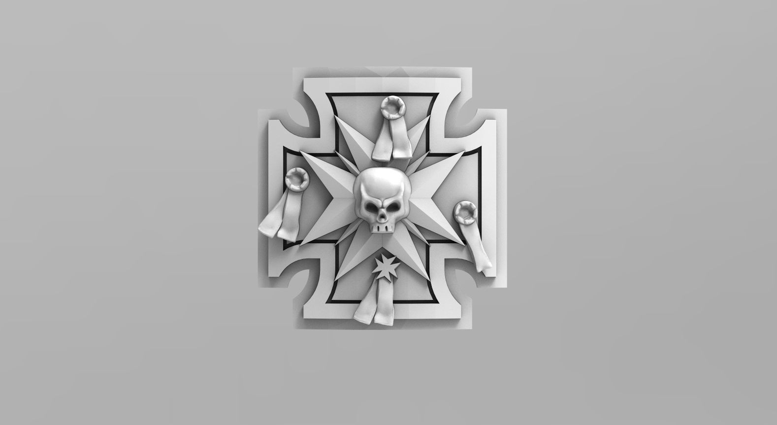 Templar Power Shields 3D print model_13