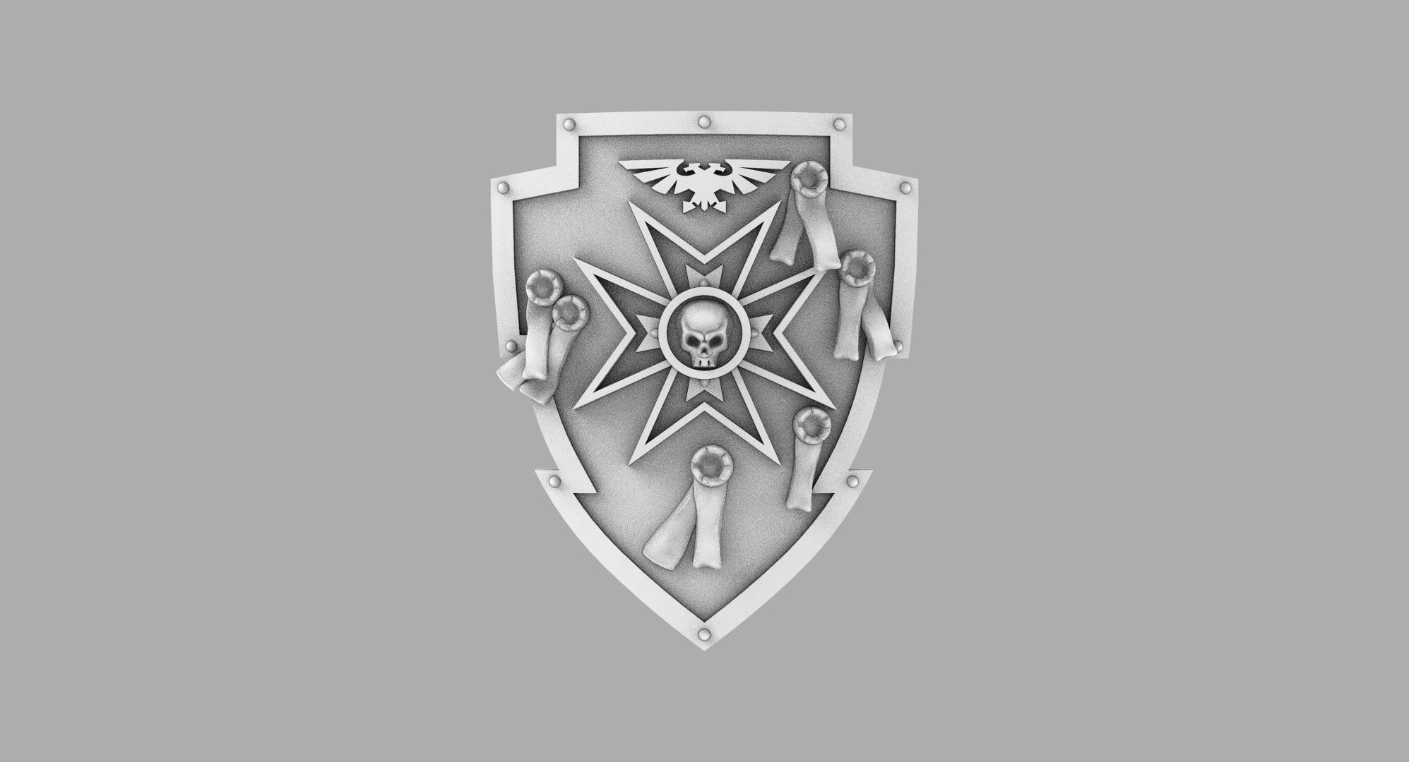 Templar Power Shields 3D print model_26