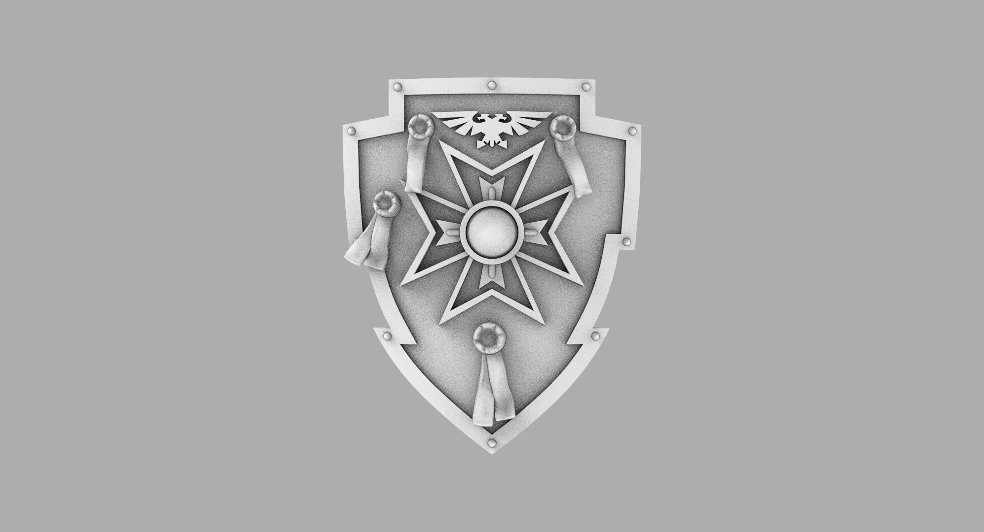 Templar Power Shields 3D print model_23