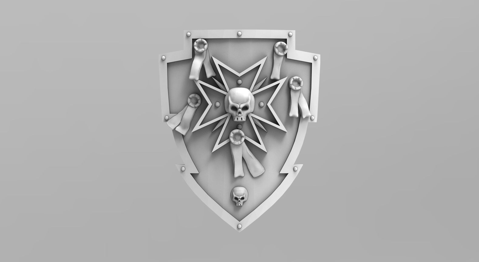 Templar Power Shields 3D print model_15