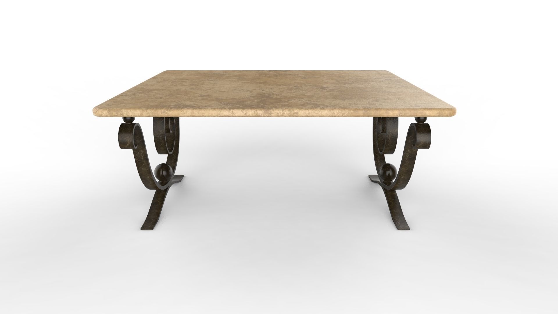 Coffee Table Aegean 3D model_6