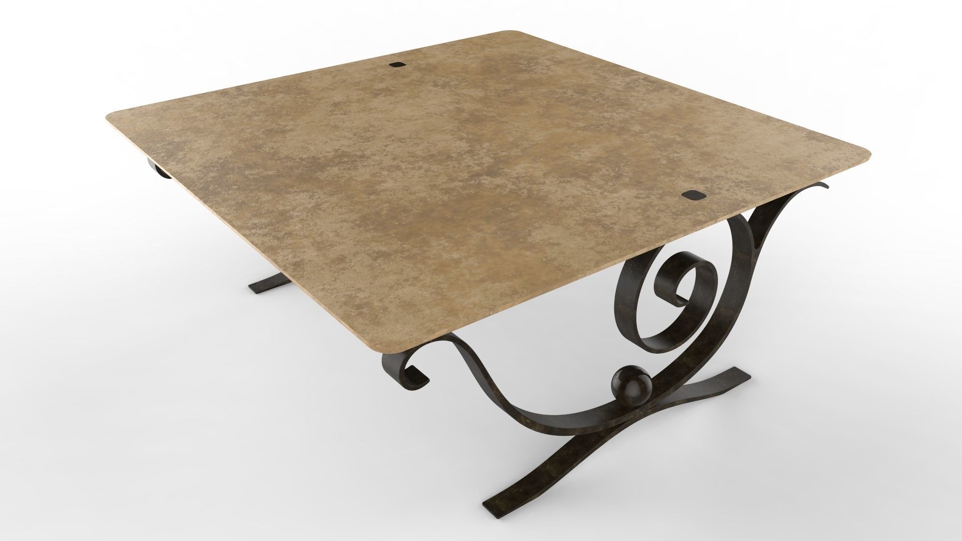 Coffee Table Aegean 3D model_13