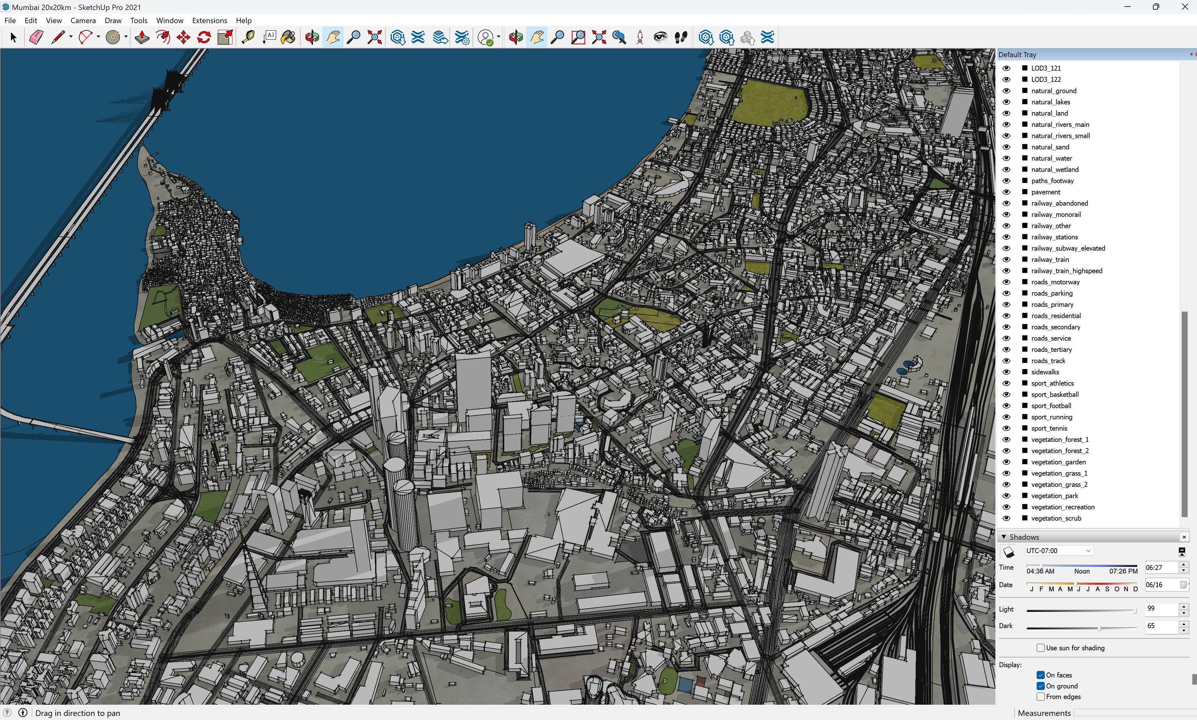 Mumbai - 3D City Model Low-poly 3D model_19