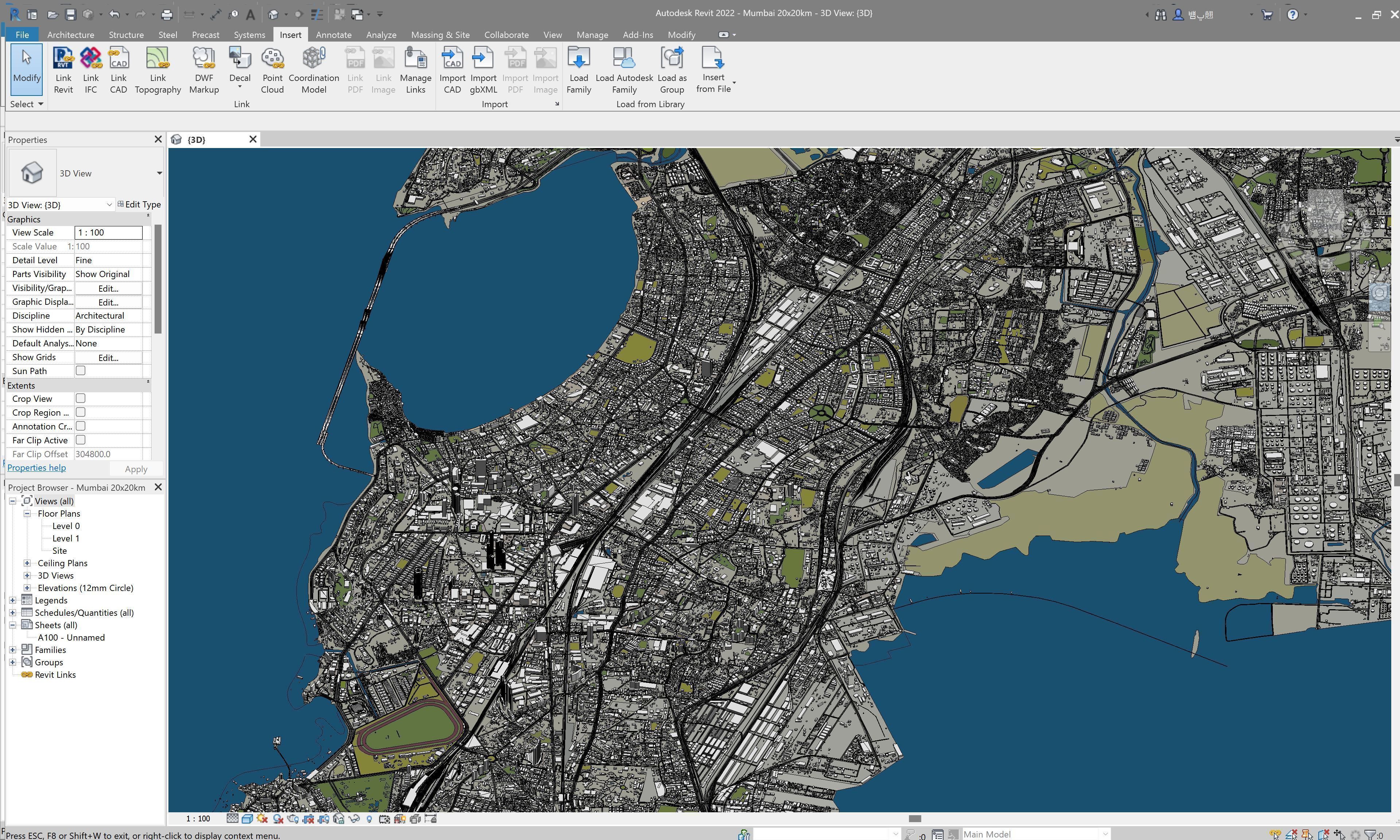 Mumbai - 3D City Model Low-poly 3D model_17