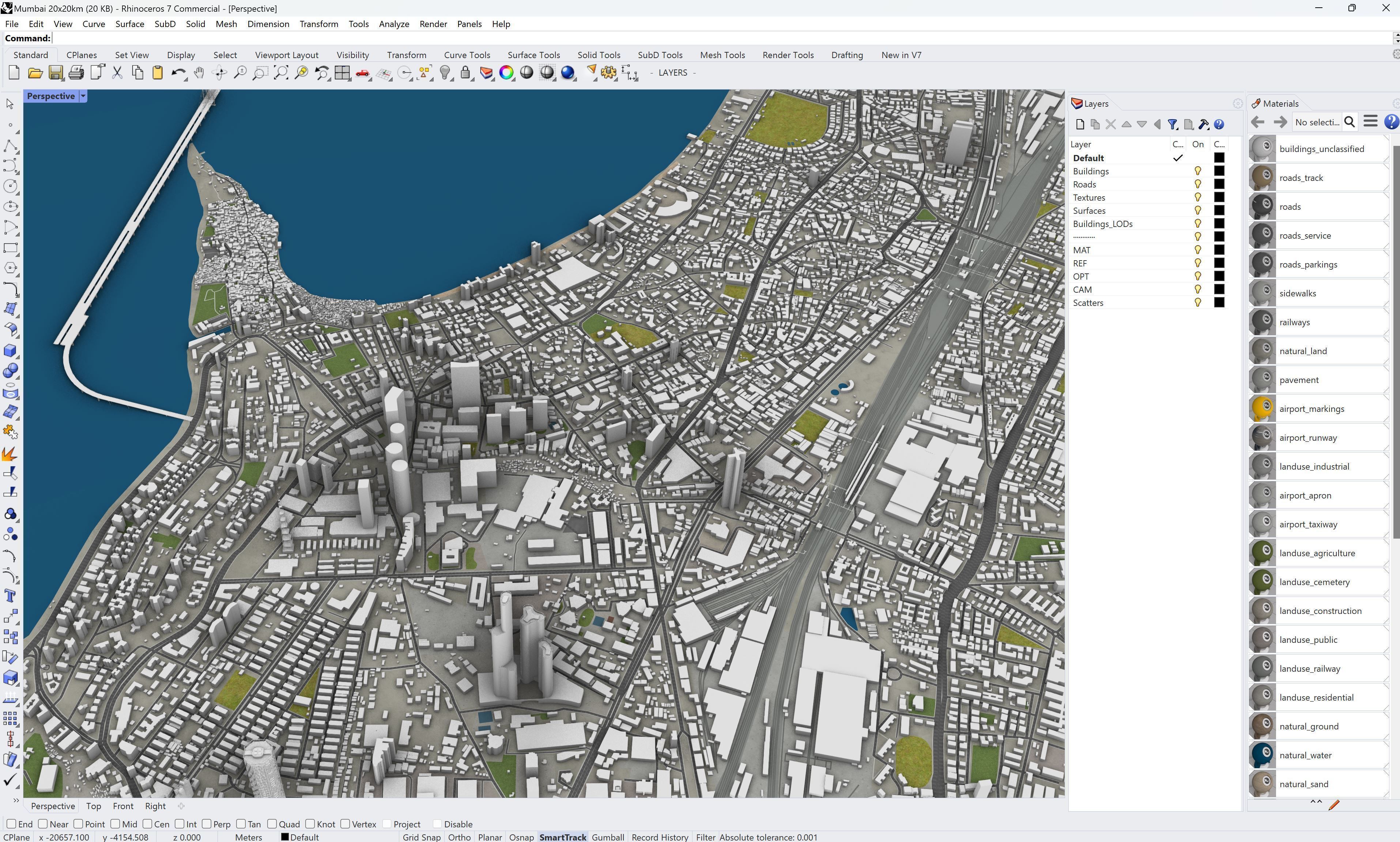 Mumbai - 3D City Model Low-poly 3D model_18