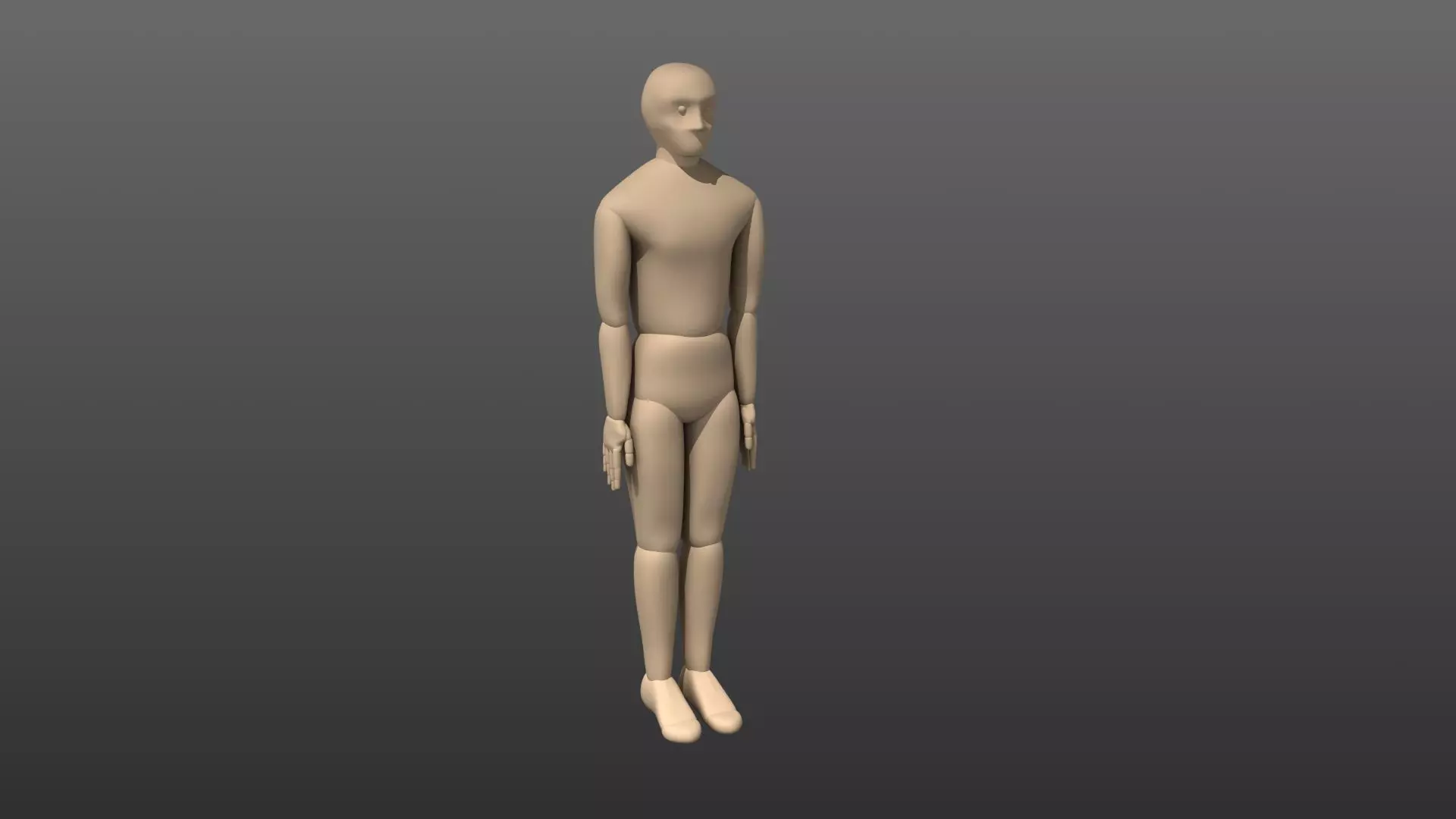 Egonomic Male Figure for Rhino 3D by BrendaEM 3D model_0