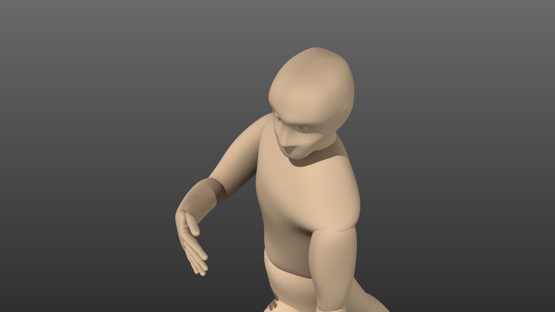 Egonomic Male Figure for Rhino 3D by BrendaEM 3D model_7