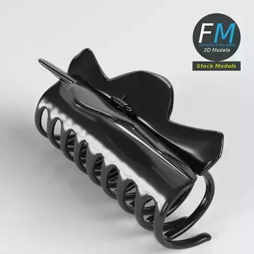 Claw hair clip 3D model