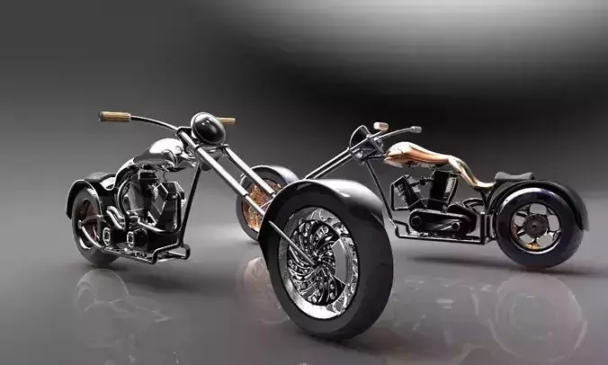 Chopper motorcycle
