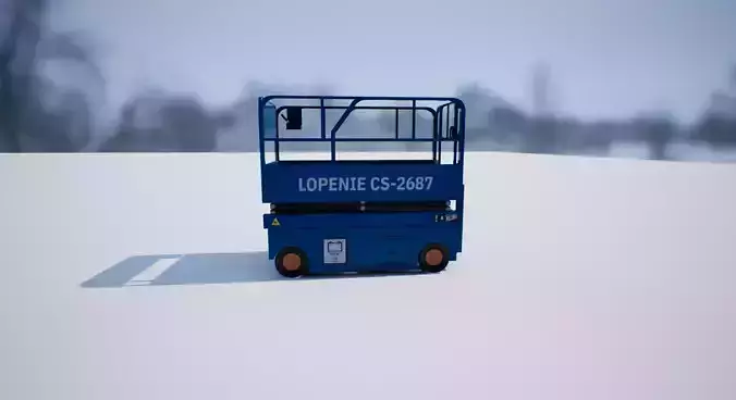 Scissor Lift Platform PBR